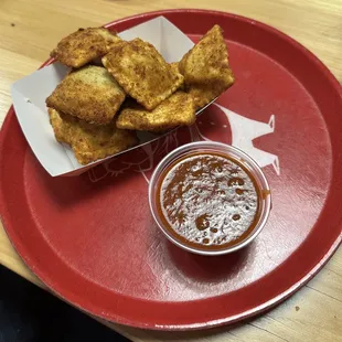 House-bread Toasted Ravioli