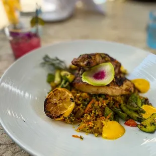 Grilled Moroccan Chicken