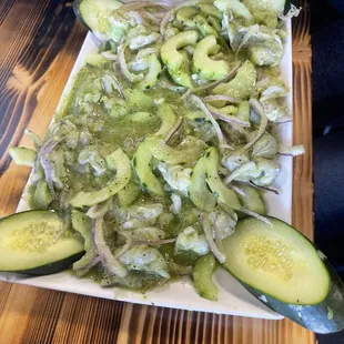 Agua chile verde