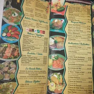 To-go menu