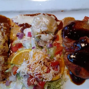 The new Cuco's pork chop dinner. It's s definite must try. The sauce is pretty awesome!