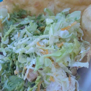 Grilled chicken taco salad