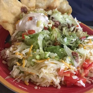 Beef taco salad