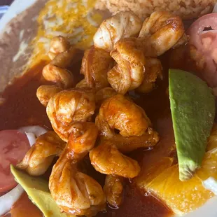 Camarones a la Diabla
