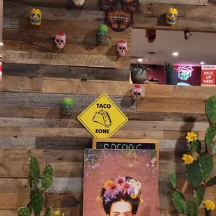 Entrance to the restaurant