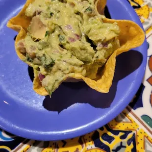Their guacamole is delicious