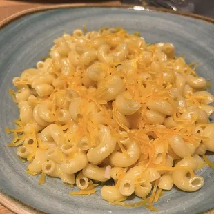 &quot;Mac &amp; Cheese&quot;, had shredded cheese sprinkled on top and I definitely wouldn&apos;t call it Mac &amp; cheese.