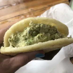 Arepa Reina Pepiada. Very nice!!