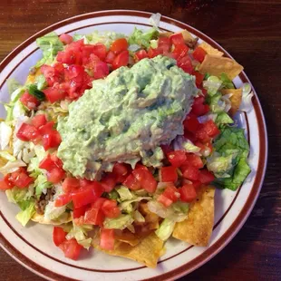 Half order of deluxe campechanos (nachos)!!! Amazing flavor!