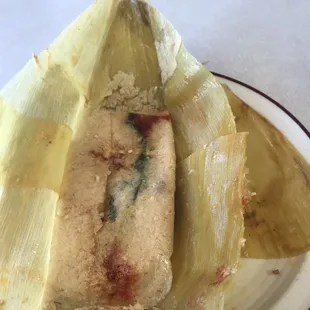 Home made tamales