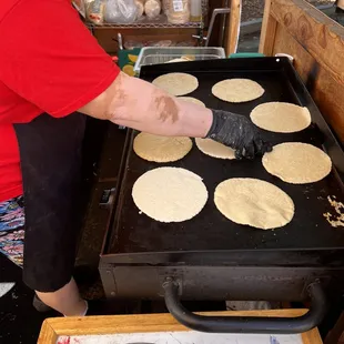 Handmade tortillas