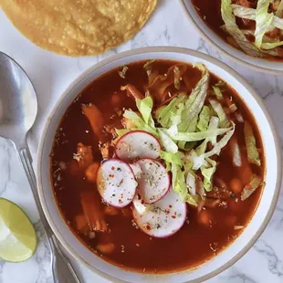 Our well known pozole.