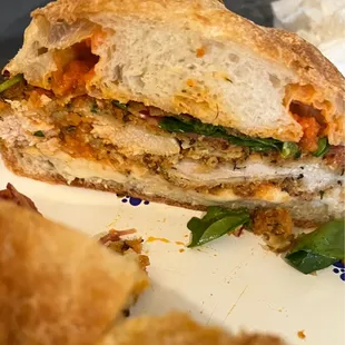 Chicken Parm sandwich...it doesn't matter what time it is ...just order it.  AMAZING