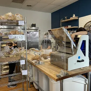 The aroma of fresh baked goods awaits when you enter!