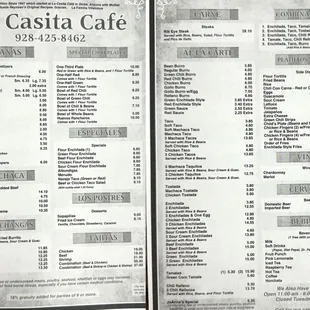 New prices as of August 2024