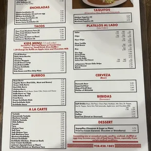 New Menu