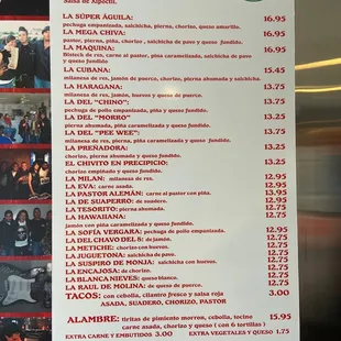 Updated menu 06/2023