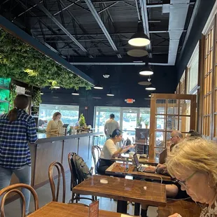 Inside looking toward front entrance.