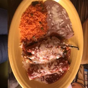 Lunch Combo (with chile relleno and enchilada)