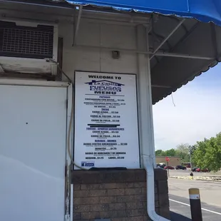 the front of a restaurant