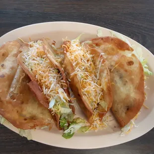 Love the fried tacos!