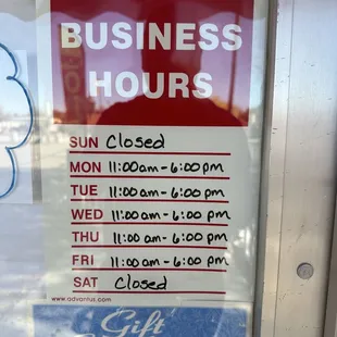 business hours