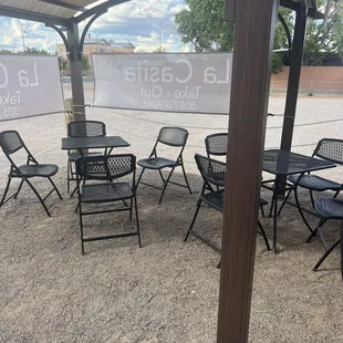 Outside seating