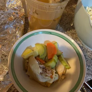 caldo de pollo . no flavor at all!