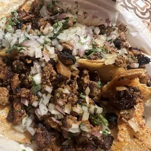 Worst thing about ordering to go is not seeing the burnt meat until you're home too far to do anything about it