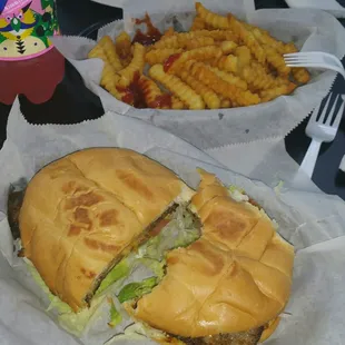 Torta Milanesa with Fries