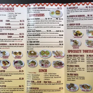 More menu