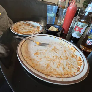 Empty plates