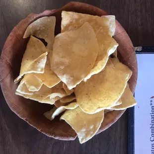 Corn chips to start!