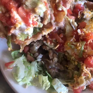 Chicken Salad , digging in!