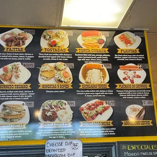 ramen and noodles, menu