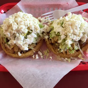 Grilled Chicken Sopes