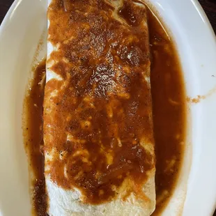 A la Carte Enchilada Burrito.