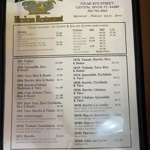 Menu 10/15/2022 Page 5 of 5