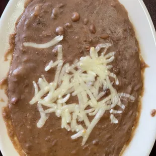 Side order Refried Beans.