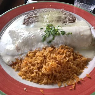 Cancun Seafood enchilada