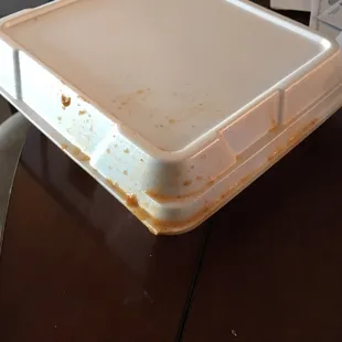 This is the mess of food we got.