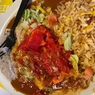 Disgusting Cheese Enchilada