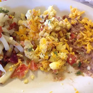 Eggs ala Mexicana plate