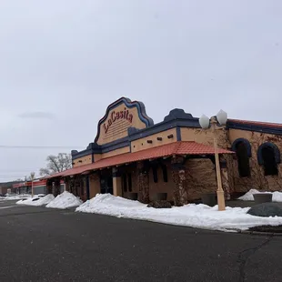 the front of the restaurant