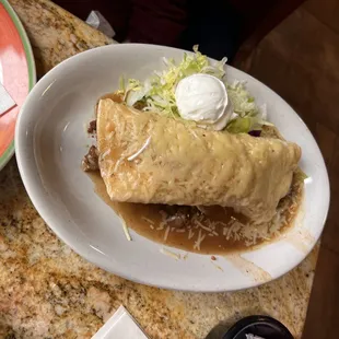 El Grande Burrito (lunch $9.99)