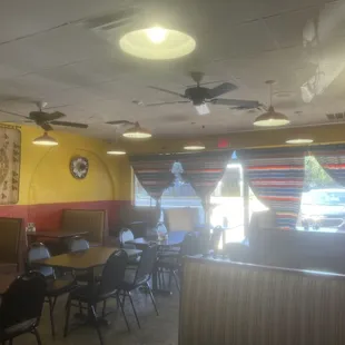 the interior of the restaurant