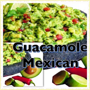guacamole and lime