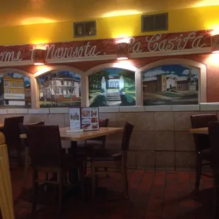 Cool paintings of local historic  buildings.