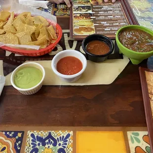 A medley of salsas!