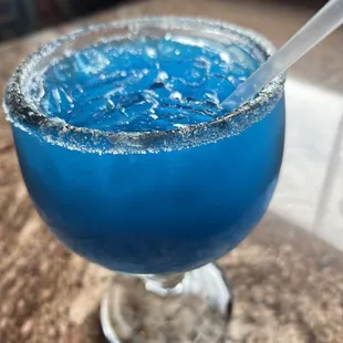 a blue margarita